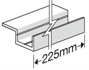 HARDIEDECK™ BASE JOINER with SCREWS SINGLE WING 225mm PK35