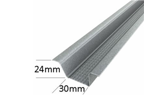 BATTEN CEILING (CYCLONIC) #303, 0.42BMT, 24mm (H) x 30mm (FACE)