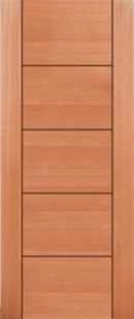 HUME DOOR XLR300 LINEAR (HMR MDF CORE) (SPM) MAPLE (STAIN GRADE) 2040 x 820 x 40mm