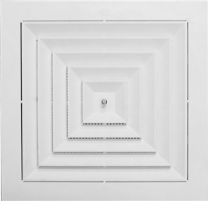 VENT PLASTIC WHITE  SQUARE