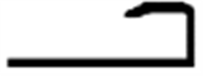 ALUMINIUM TRIM WALLBOARD EDGE CLEAR