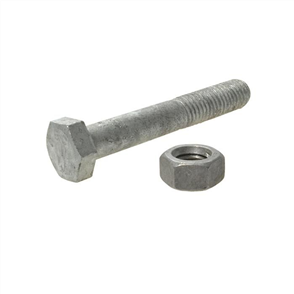 BOLTS & NUTS HEX HEAD METRIC M16 GALVANISED 16mm