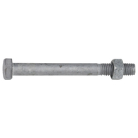 BOLTS & NUTS HEX METRIC M12 GALVANISED EACH 12mm