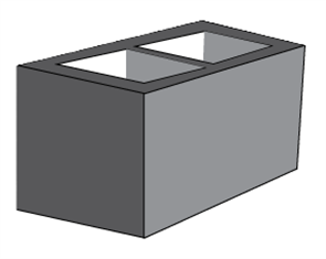 BLOCK MASONRY BETTA, COLOURED SMOOTH FACE SERIES