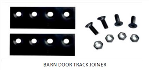 CORINTHIAN PART - BARN DOOR TRACK JOINER BLACK