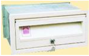 LETTERBOX No 2 FRONT OPENING - 365mm
