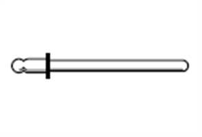 POP RIVETS (4-3) 3.2mm DIAMETER / 3.2-4.8mm GRIP RANGE PK100