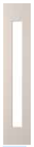 CORINTHIAN SIDELIGHT MADISON PMADSL 101 PRIMED GLAZED TRANSLUCENT
