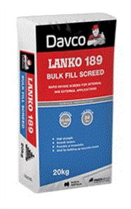 DAVCO (LANKO) BULK FILL SCREED #189 20kg