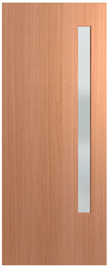HUME DOOR BFR3 BUSH FIRE RESISTANT (BAL29) (SPM) MAPLE (STAIN GRADE) (BEADING BOTH SIDES) GLAZED FROSTED 2040 x 820 x 40mm