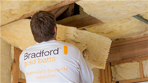 BRADFORD GOLD GLASSWOOL CEILING BATTS R3.0