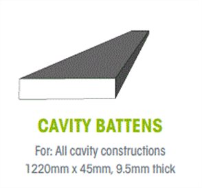 WTEX CAVITY BATTEN 45 x 9.5 x 1220mm