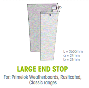 WTEX LARGE WINDOW SURROUND / END STOP 3660mm