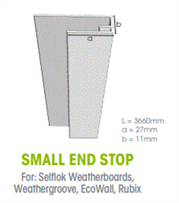 WTEX SMALL WINDOW SURROUND / END STOP 3660mm