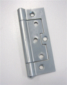 HINGE NON MORTISE FIXED PIN ZINC PLATED 100 X 42 X 2.0mm
