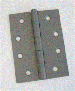 HINGE STEEL BUTT  LOOSE PIN POWDER COATED (GREY) 100 x 75 x 1.6mm