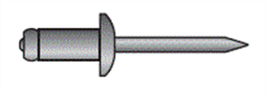 POP RIVETS (4-8) 3.2mm DIAMETER / 9.5-12.7mm GRIP RANGE ALUMINIUM PK1000