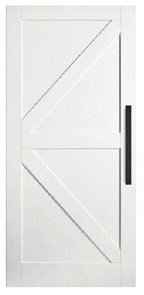 CORINTHIAN DOOR PBD2 MODA BARN MDF INFILL with GROOVED BOTTOM RAIL