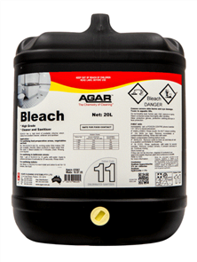 BLEACH (SODIUM HYPOCHLORITE) 20ltr