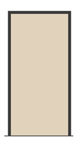HUME WEATHERGUARD FRAME 140 x 40 x 2100 x 887mm MERBAU (BAL19/29) ASSEMBLED (3 x HINGES) for 2040 x 820mm DOOR