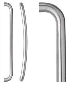 ENTRANCE HANDLES 192 CURVED SSS 600mm CENTRES
