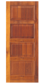 CORINTHIAN DOOR INFINITY INF 4 STILE & RAIL JOINERY MERBAU VENEER