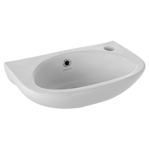 BASIN WALL CLASSICA ONE TAP HOLE with OVERFLOW & POP-UP PLUG & WASTE