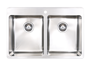 SEIMA KUBIC 760 SINKS - STAINLESS STEEL SINK INCLUDES OVERFLOW