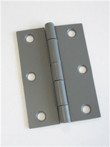 HINGES STEEL BUTT  LOOSE PIN POWDER COATED (GREY)