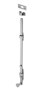 PANIC BOLT CHROME PLATED L450MM