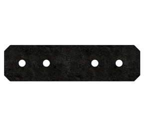 STRAP TIE ZMAX® BLACK POWDER COATED to suit 90mm TIMBER