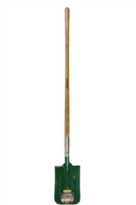 SHOVEL POST HOLE SMALL SQUARE MOUTH | LONG TIMBER HANDLE
