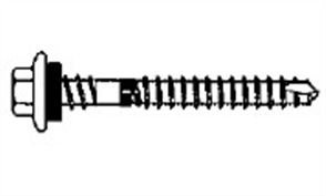 SCREWS ROOF ZIP HEX HEAD with NEO CL4 M6 x 50mm PK100