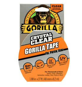 GORILLA TAPE | INCREDIBLY STRONG (CRYSTAL CLEAR) 48mm x 8M