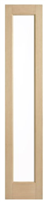 CORINTHIAN SIDELIGHT BLONDE OAK AWOSL 21 GLAZED CLEAR