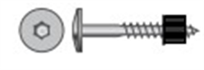 CSR (CEMINTEL) SURROUND SCREWS STAINLESS STEEL with SEAL | BX100 | 4.8 x 38mm