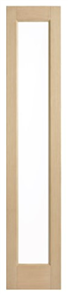 CORINTHIAN SIDELIGHT BLONDE OAK AWOSL 21 JOINERY STILE & RAIL GLAZED TRANSLUCENT
