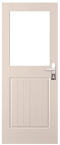 CORINTHIAN DOOR BACKDOOR No. 7A SOLID CORE DURACOTE BAL12.5