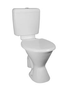 MODE TOILET SUITE with PLASTIC LINK & SEAT 4Star WHITE