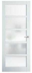 CORINTHIAN DOOR MODA PMOD5GT INTERNAL PRIMED GLAZED TRANSLUCENT