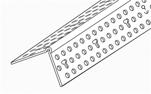 ANGLE/CORNER BEAD (EXTERNAL) PVC, 90⁰ for PLASTER,