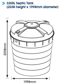 RELN SEPTIC TANK 3200LTR