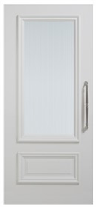 CORINTHIAN DOOR PENINSULA PPEN 2G, PRIMED MDF SKIN, SOLID MDF CORE, HARDWOOD MOULDINGS