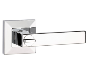 LEMAAR CALIDA LEVER 63mm SQUARE ROSE PRIVACY SET