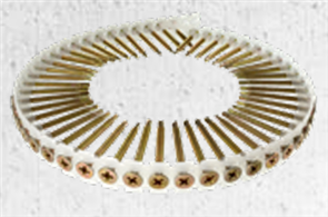 SCREWS SELF DRILLING WHITE COLLATED FINE THREAD METAL FIX