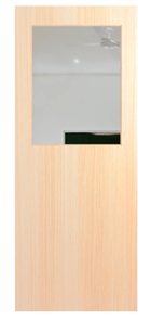 HUME DOOR XF3 - ½ GLASS PAINT GRADE PLY GLAZED TRANSLUCENT