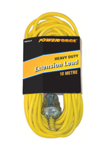 EXTENSION LEAD 10AMP PLUG HEAVY DUTY PVC CABLE