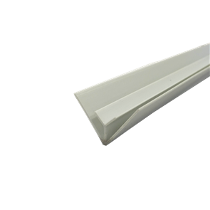 PVC CORNER MOULD EXTERNAL JOINT WHITE 4.5mm x 2400mm