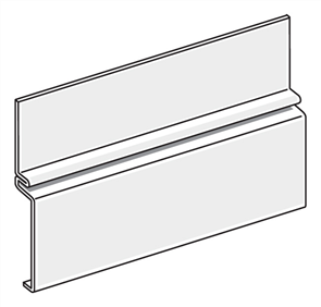 HARDIE FINE TEXTURE CLADDING ALUM HORIZONTAL H JOINTER CONNECTOR 9 x 100mm