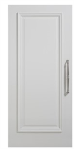 CORINTHIAN DOOR PENINSULA PPEN 1, PRIMED MDF SKIN, SOLID MDF CORE, HARDWOOD MOULDINGS